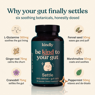 Why your gut finally settles, six soothing botanicals honestly dosed