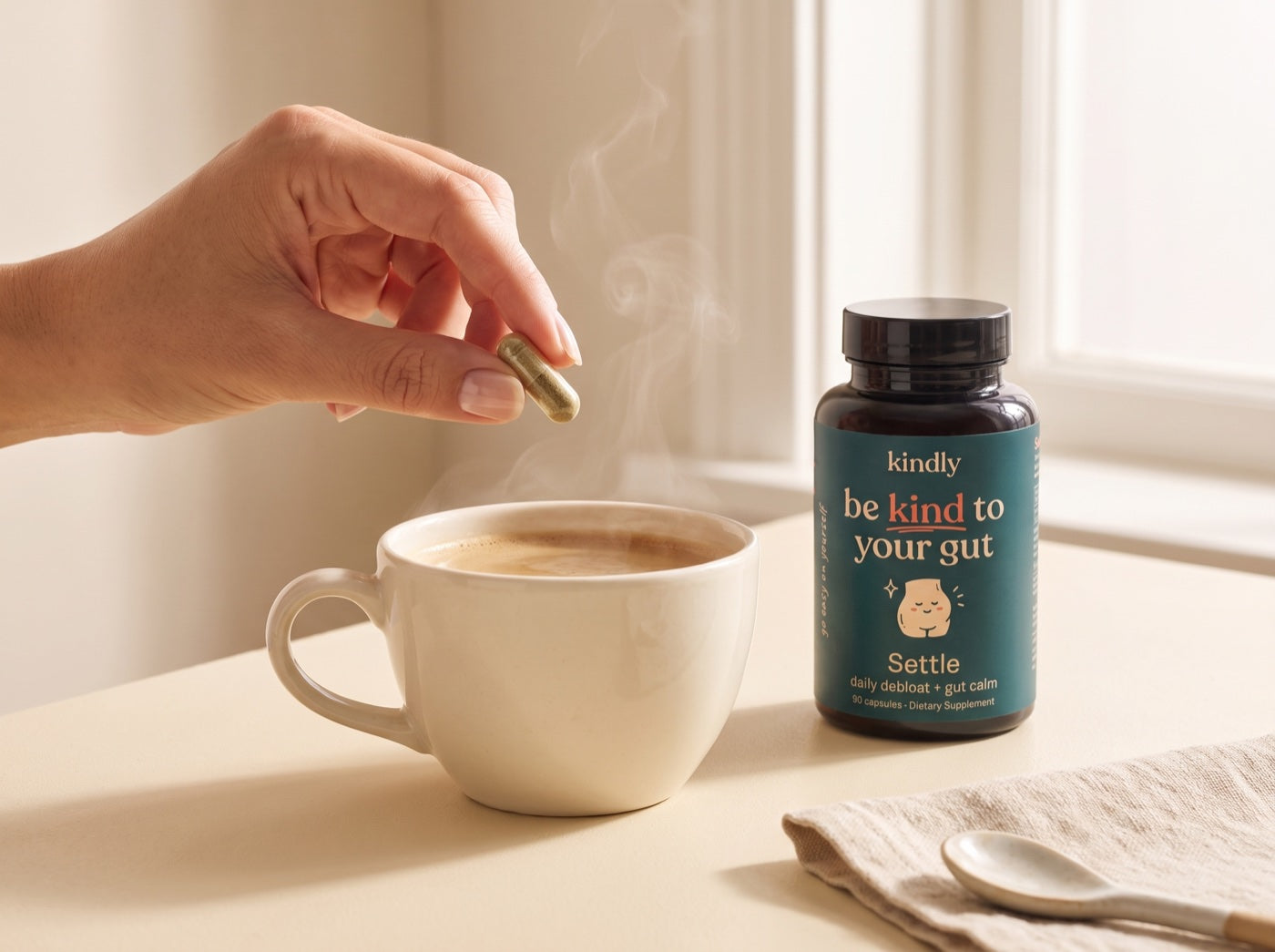One capsule. That's the whole ritual.